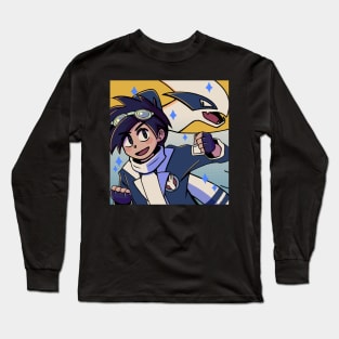 vaporwave anime aesthetic video game ethan luugia Long Sleeve T-Shirt